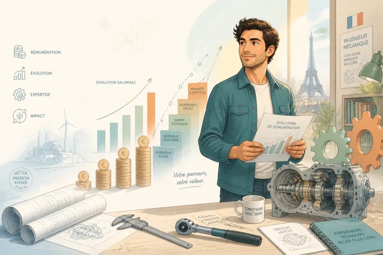 Salaire ingénieur mécanique : grilles et évolution